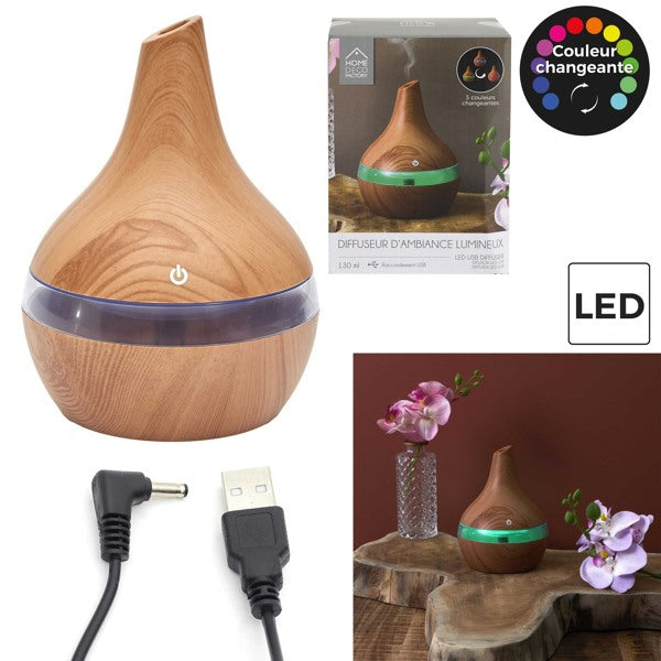 Diffuseur de l'huile essentielle à LED